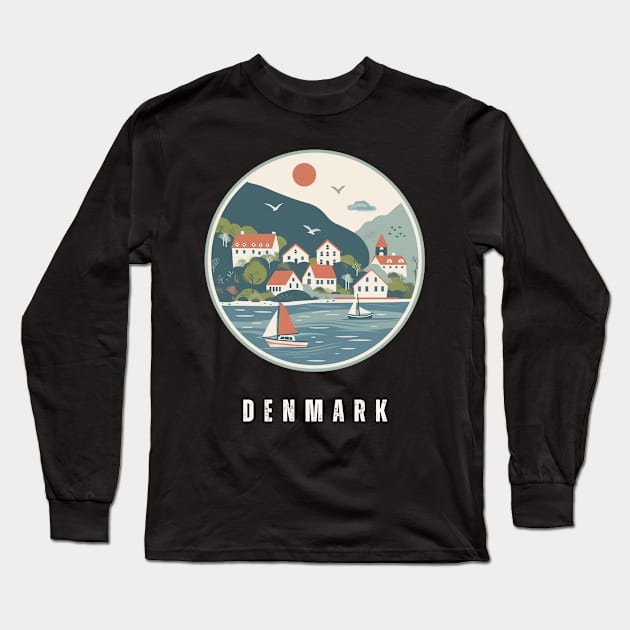 Denmark Long Sleeve T-Shirt by Mary_Momerwids